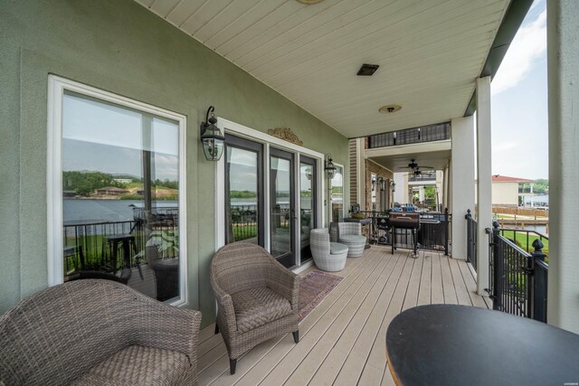 125 Eagle View Pt, Hot Springs, AR 71913 - view of deck