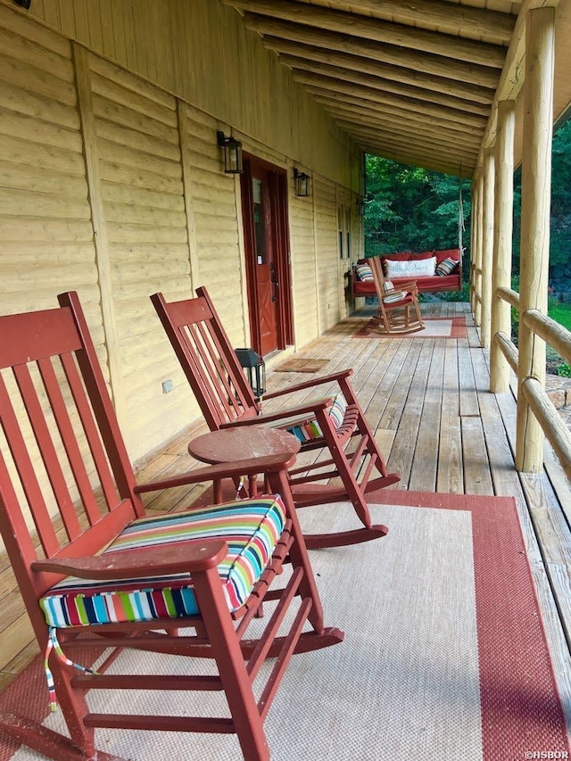 280 Overview Cir, Hot Springs, AR 71913 - view of porch