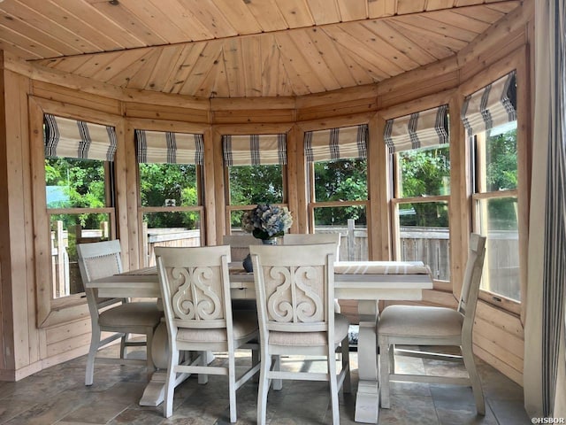 280 Overview Cir, Hot Springs, AR 71913 - sunroom featuring wooden ceiling