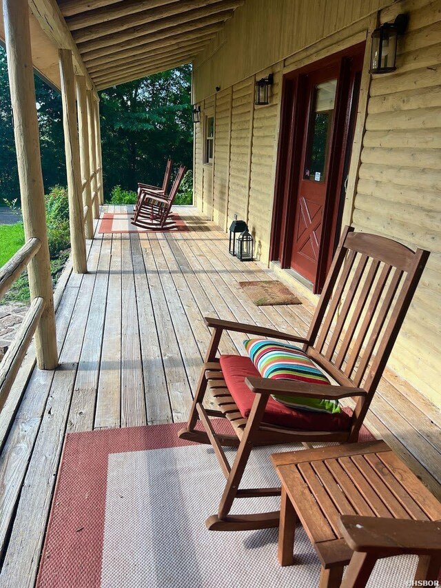 280 Overview Cir, Hot Springs, AR 71913 - view of porch