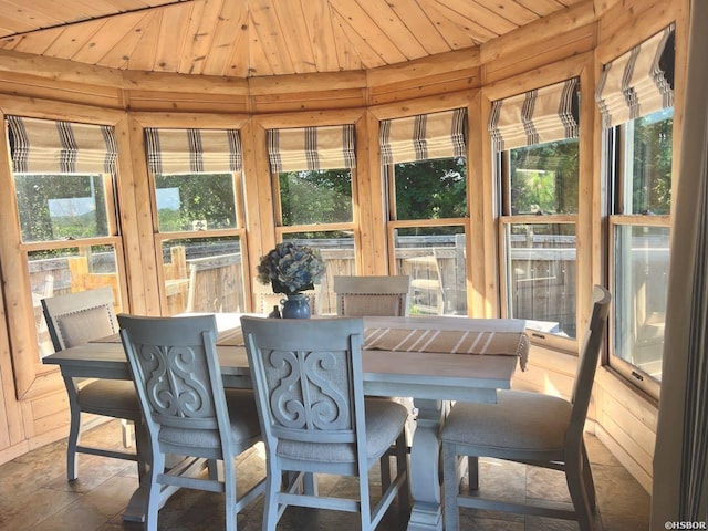 280 Overview Cir, Hot Springs, AR 71913 - sunroom featuring wooden ceiling