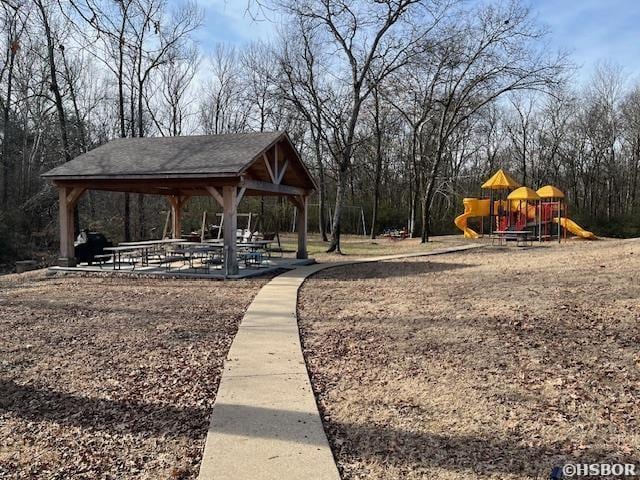 107 Legacy Ln, Hot Springs, AR 71901 - view of home's community with playground community and a gazebo