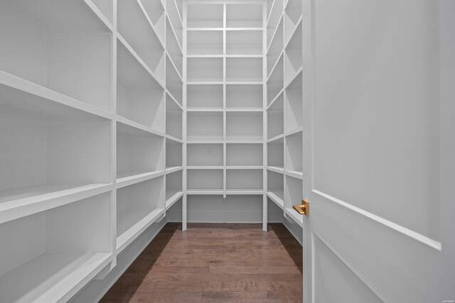view of storage area