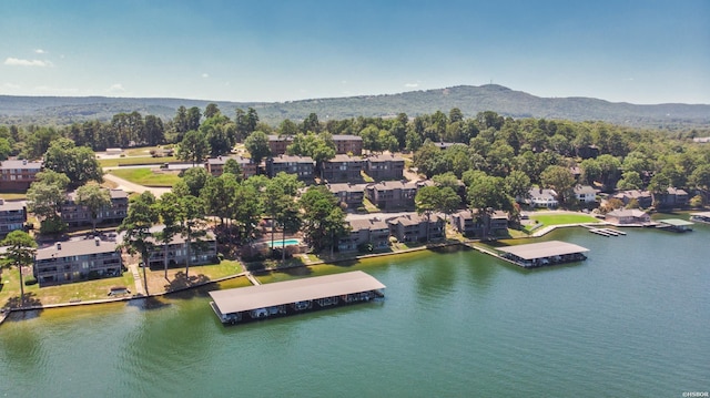 200 Hamilton Oaks Dr Unit N-1, Hot Springs, AR 71913 - drone / aerial view of a water and mountain view
