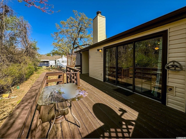 10 Steeplechase Ct, Hot Springs, AR 71901 - view of wooden deck