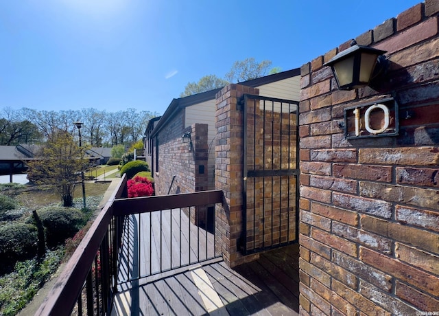 10 Steeplechase Ct, Hot Springs, AR 71901 - view of wooden terrace