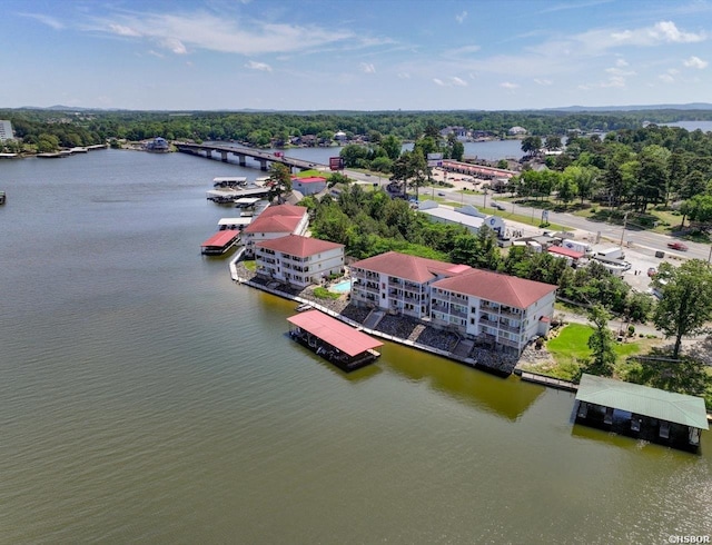 1380 Airport Rd Unit A4, Hot Springs, AR 71913 - bird's eye view with a water view