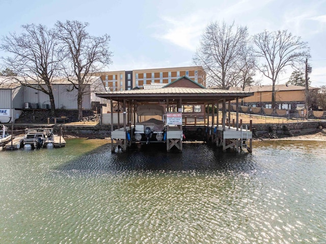 120 Butler Ln, Hot Springs, AR 71913 - dock area with a water view
