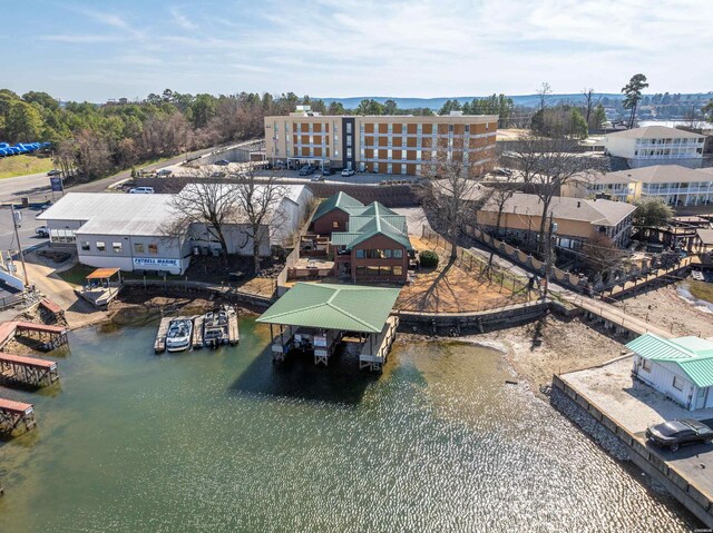 120 Butler Ln, Hot Springs, AR 71913 - aerial view with a water view