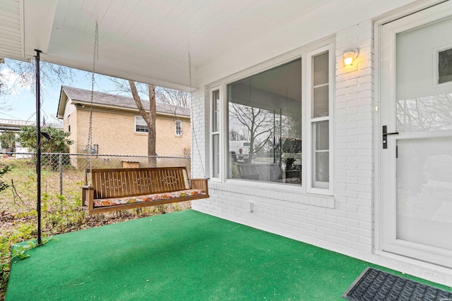 102 Burroughs St, Hot Springs, AR 71913 - view of unfurnished sunroom