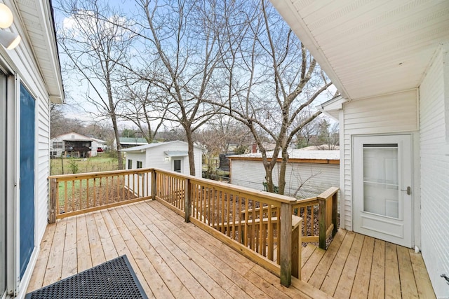 102 Burroughs St, Hot Springs, AR 71913 - deck with a residential view