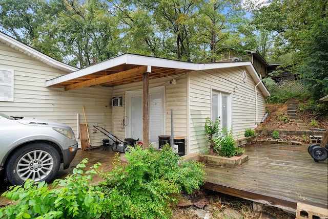 1638 Thornton Fry, Hot Springs, AR 71913 - exterior space with a wall mounted air conditioner