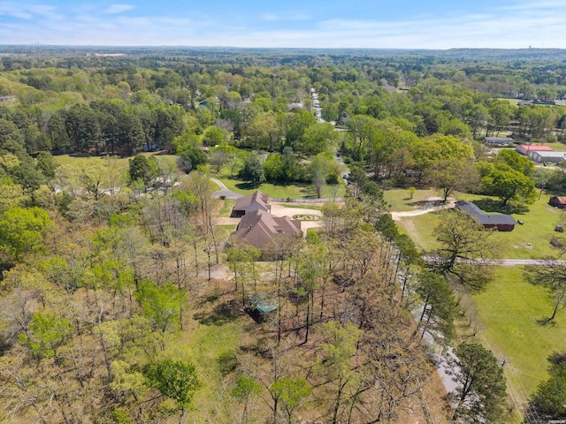 1606 Hilldale Rd, Alexander, AR 72002 - drone / aerial view of a forest