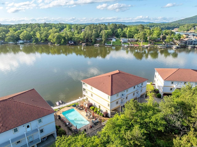 1380 Airport Rd Unit C2, Hot Springs, AR 71913 - aerial view of a large body of water and a pool area