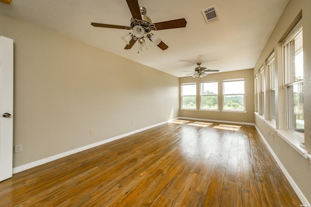 261 Pin Oak Dr, Bismarck, AR 71929 - spare room featuring wood finished floors and a ceiling fan