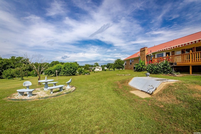 261 Pin Oak Dr, Bismarck, AR 71929 - view of storm shelter featuring a lawn