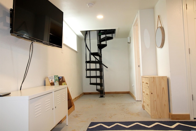189 Bayshore Cv, Hot Springs, AR 71913 - interior space with stairway and baseboards