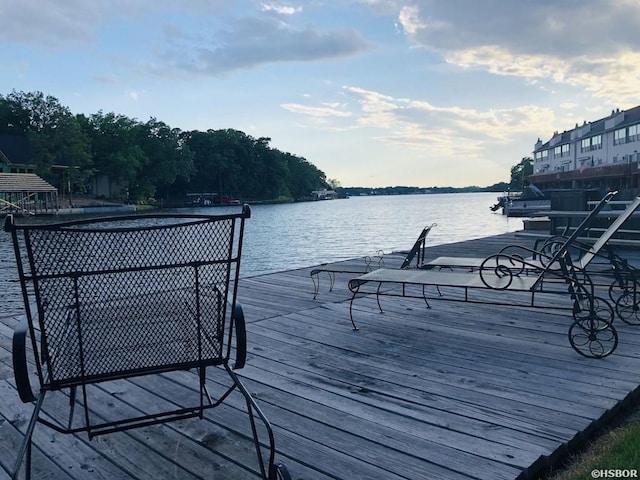 189 Bayshore Cv, Hot Springs, AR 71913 - view of dock with a water view
