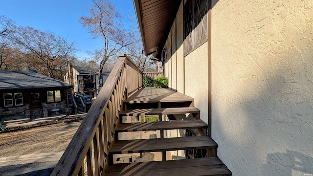 view of staircase