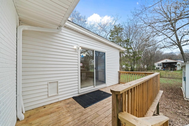 view of deck