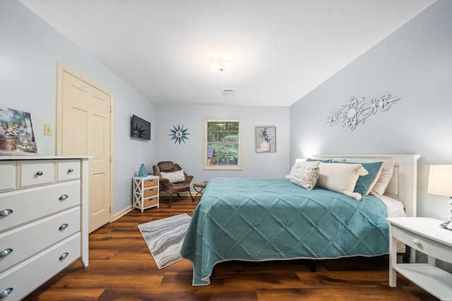 206 Shawnee St, Hot Springs, AR 71901 - bedroom featuring dark wood-style flooring