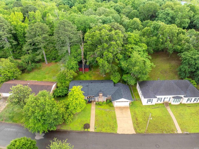 206 Shawnee St, Hot Springs, AR 71901 - view of subject property with a forest