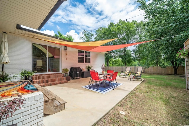 624 Ridgeway St, Hot Springs, AR 71901 - view of patio with entry steps and a grill
