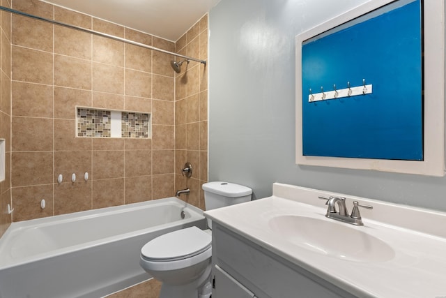 75 Grant 7, Sheridan, AR 72150 - bathroom with vanity, toilet, and  shower combination
