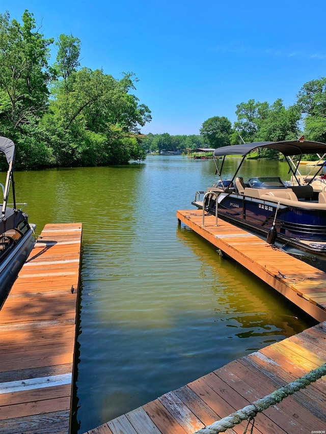 150 Shady Oak Trl, Hot Springs, AR 71913 - dock area with a water view