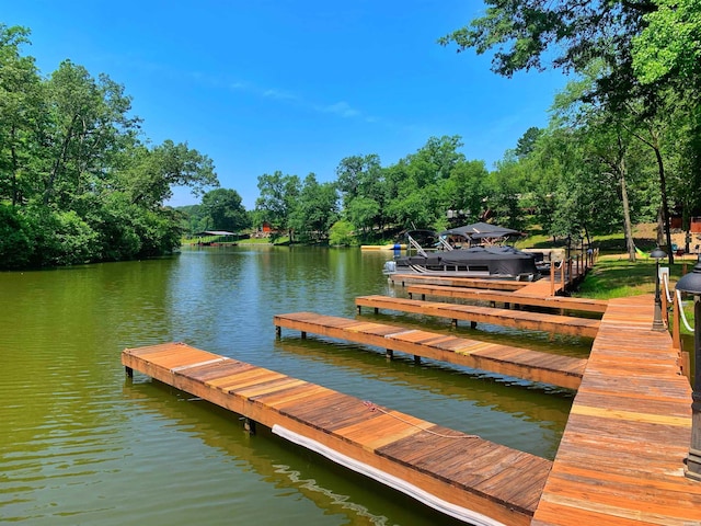 150 Shady Oak Trl, Hot Springs, AR 71913 - dock featuring a water view