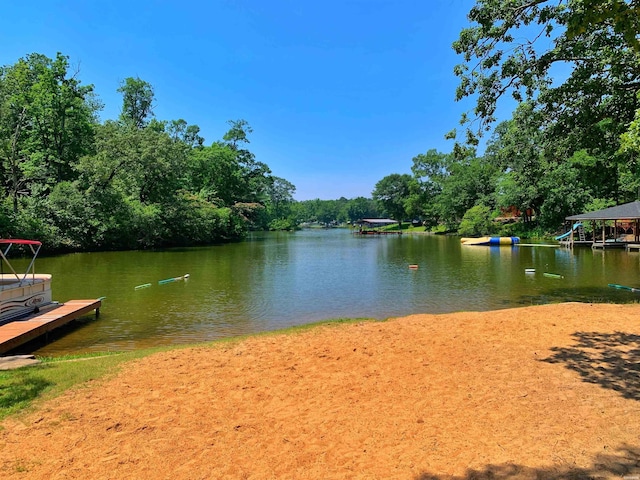 150 Shady Oak Trl, Hot Springs, AR 71913 - water view featuring a boat dock