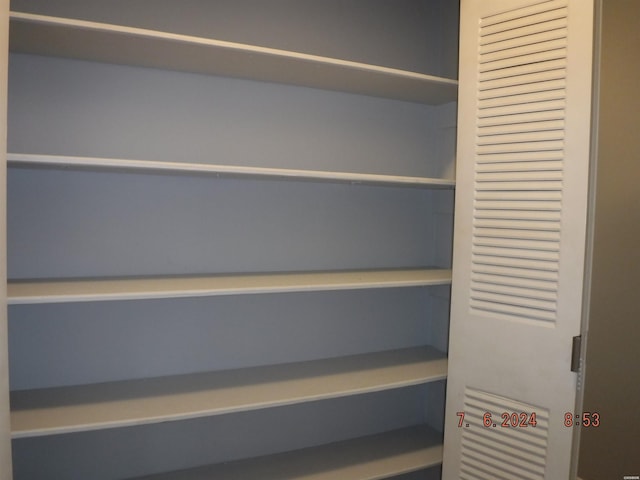 view of closet