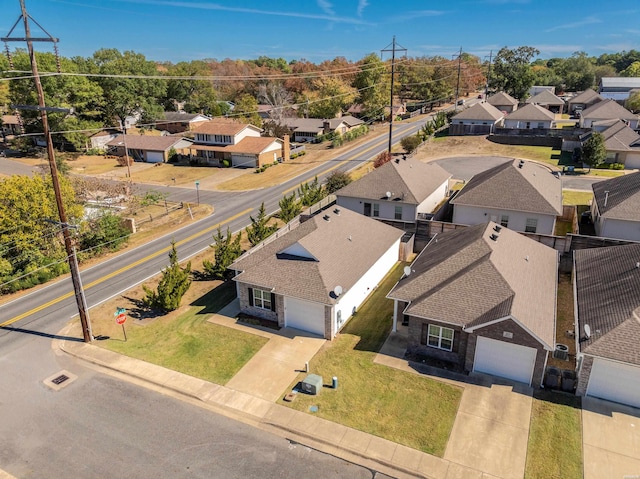 drone / aerial view featuring a residential view