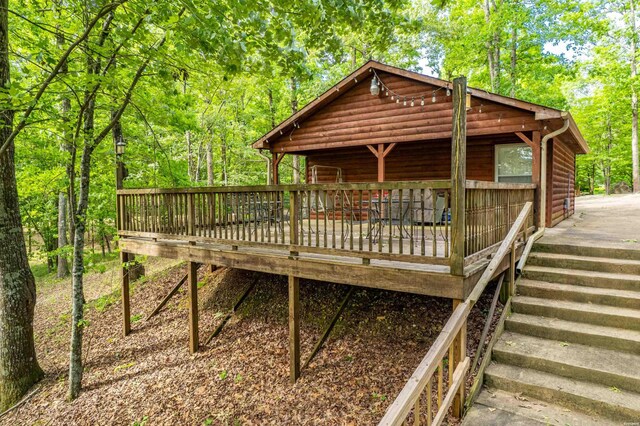 67 Delton Mccauley Rd, Kirby, AR 71950 - view of wooden deck