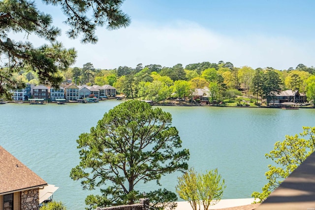 property view of water