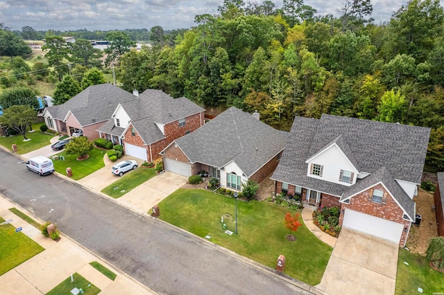 birds eye view of property featuring a residential view