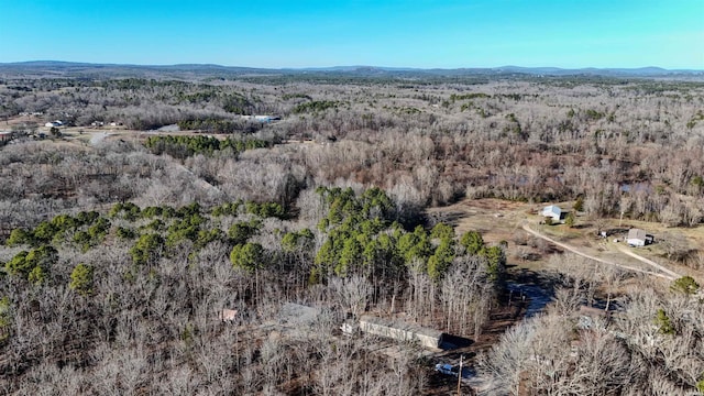 120 Needham Rd, Fountain Lake, AR 71901 - birds eye view of property featuring a wooded view