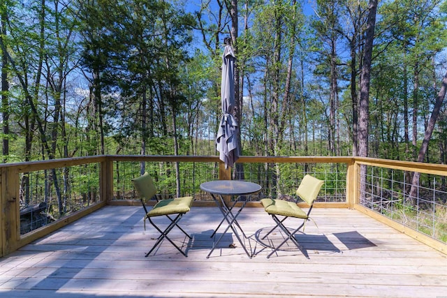 120 Needham Rd, Fountain Lake, AR 71901 - view of wooden terrace