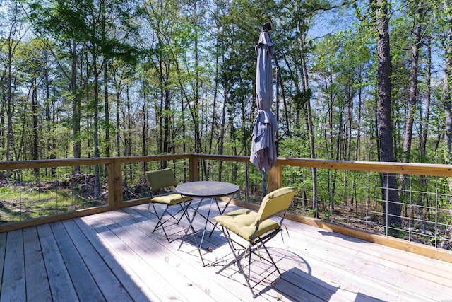 120 Needham Rd, Fountain Lake, AR 71901 - view of wooden deck