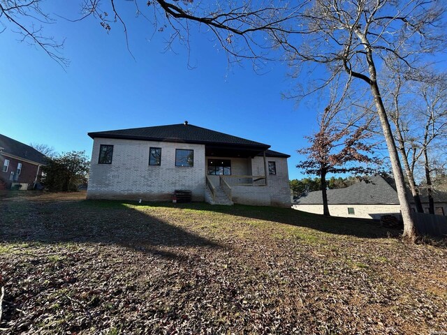 view of front of property with brick siding