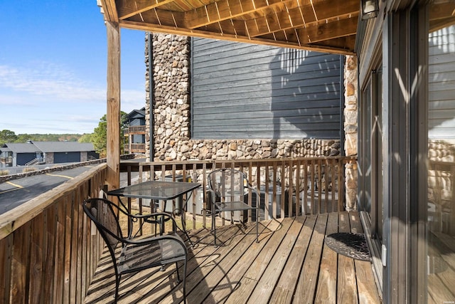 203 Stearns Pt Unit E1, Hot Springs, AR 71913 - view of deck