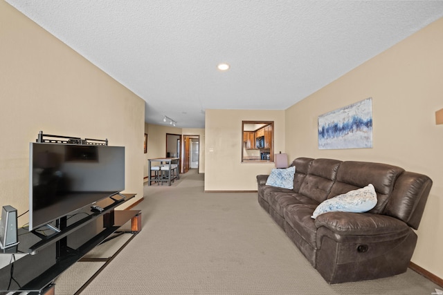 203 Stearns Pt Unit E1, Hot Springs, AR 71913 - carpeted living area featuring baseboards and recessed lighting
