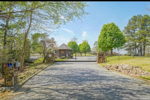 200 Hamilton Oaks Dr Unit D-3, Hot Springs, AR 71913 - view of road featuring a gate and a gated entry