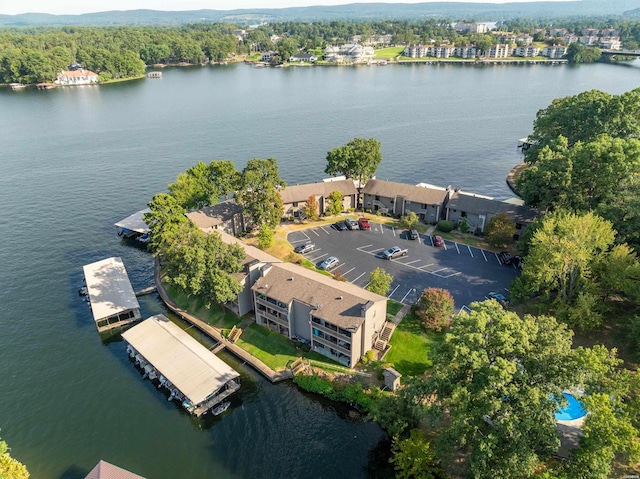 250 Grand Isle Dr Unit 5-A, Hot Springs, AR 71913 - birds eye view of property with a water view
