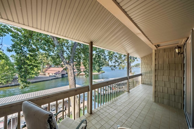 250 Grand Isle Dr Unit 5-A, Hot Springs, AR 71913 - balcony featuring a water view