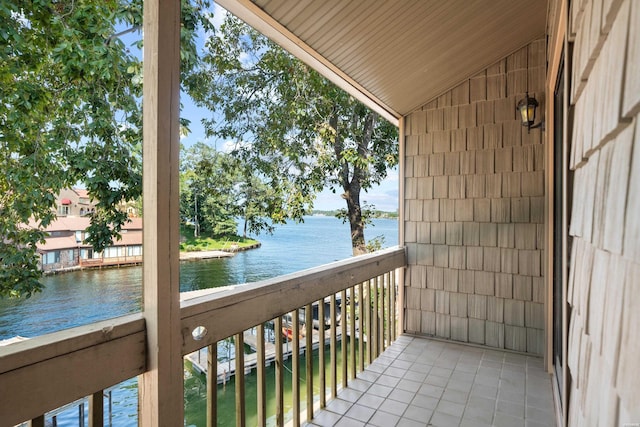 250 Grand Isle Dr Unit 5-A, Hot Springs, AR 71913 - balcony featuring a water view