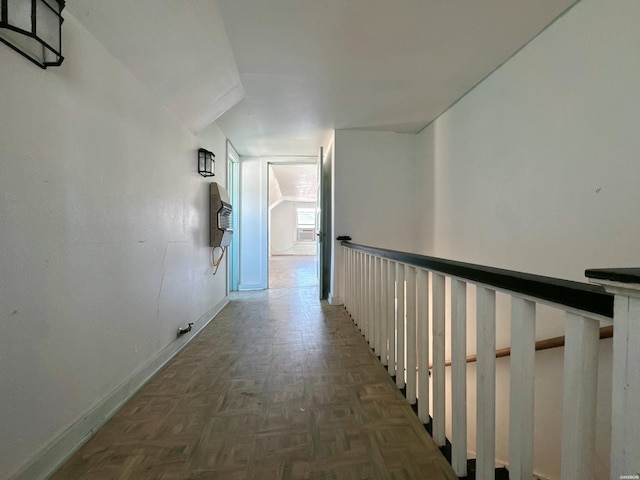 hall with baseboards