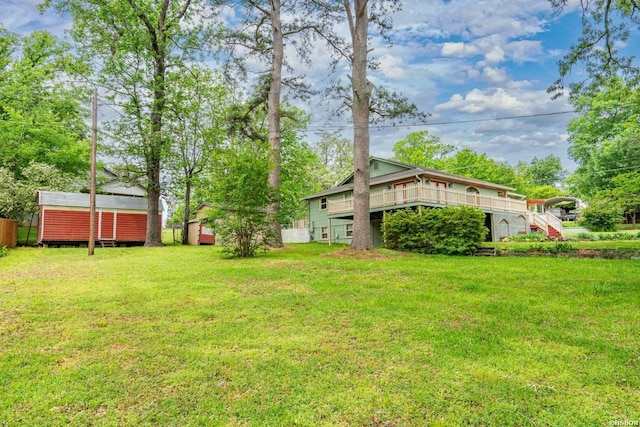 117 Waverly St, Hot Springs, AR 71913 - view of yard featuring a storage shed and an outdoor structure