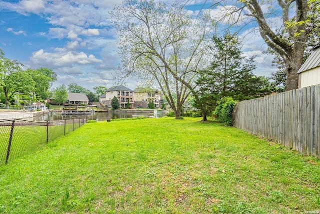 117 Waverly St, Hot Springs, AR 71913 - view of yard with a water view and fence