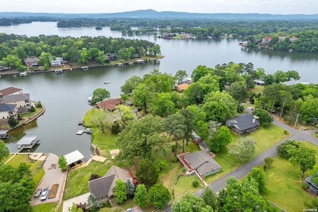 117 Waverly St, Hot Springs, AR 71913 - bird's eye view featuring a residential view and a water view